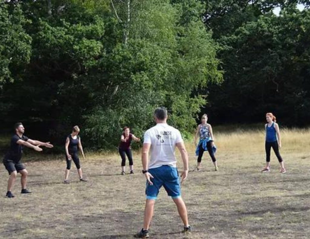 outdoor forest fitness session walthamstow